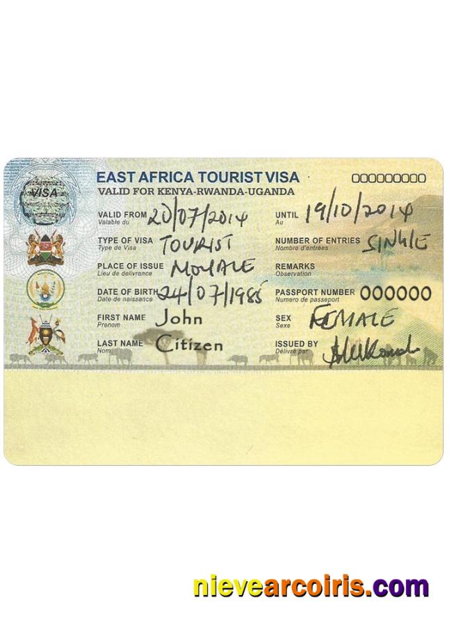 EAST AFRICA tourist visa